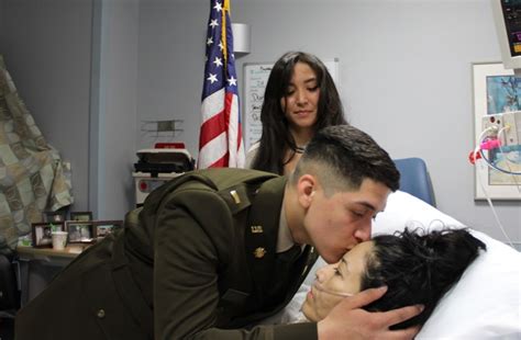 ROTC grad commissioned in mother's ICU room before her passing on Mother's Day