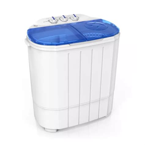 ROVSUN 10.4 LBS Portable Washing Machine with Twin Tub …