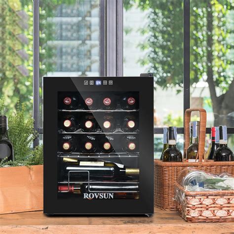 ROVSUN 18 Bottle Wine Cooler Refrigerator with Digital …