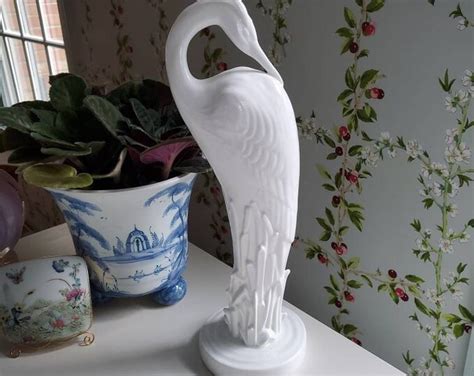 ROYAL DOULTON IMAGES NATURE PATIENCE HERON STORK WHITE BONE CHINA …