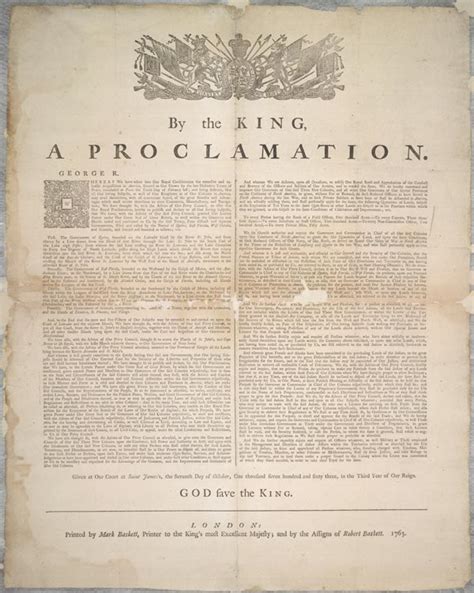 Royal Proclamation, 1763 | indigenousfoundations - balustradellc