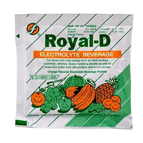Royal-D Electrolyte Beverage Powder - Electrolyte Powder for - balustradellc