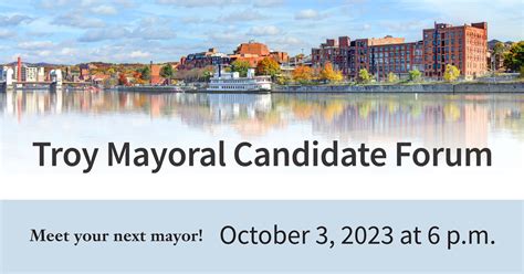 RPI to host Troy mayoral candidate forum in October