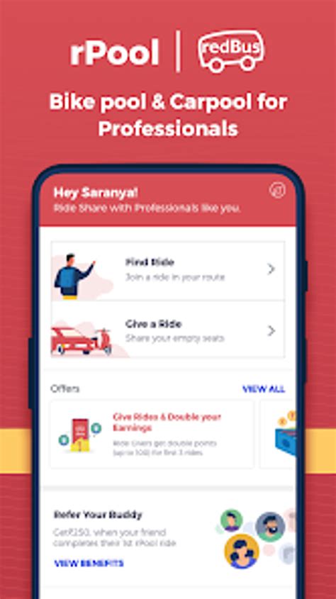 rPool - Carpool App | Use the new redBus carpooling app. - coolestguyplanet.net