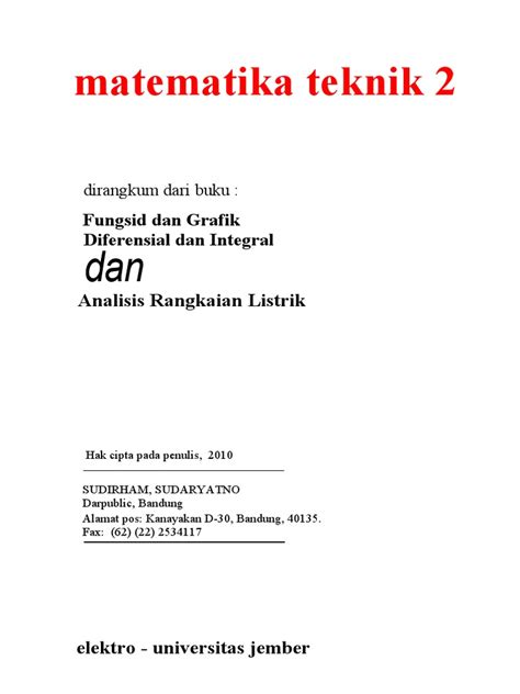 RPS Matematika Teknik 2 | PDF - Scribd - wintechmobiles.com