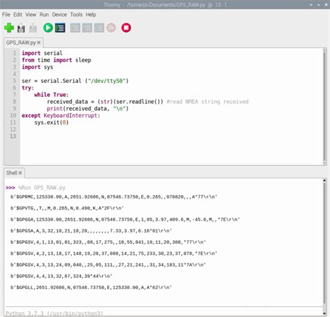RPi Python Programming 23: Interfacing a NEO-6MV2 .