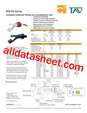 RSF70 Series - datasheet.octopart.com