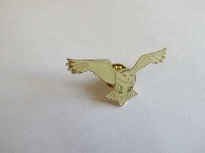 RSPB pin badge 25 Snowy Owl eBay