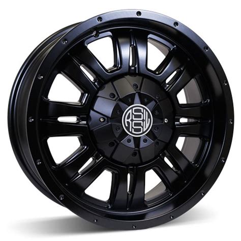 RSSW Alloy Heritage (Painted/Matte Black) Wheels …