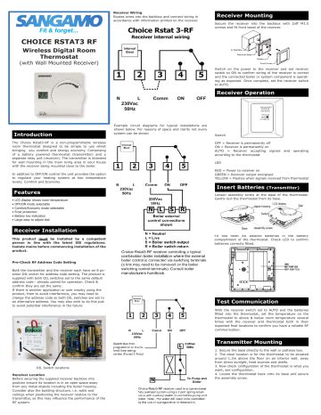 RSTAT3 RF instructions