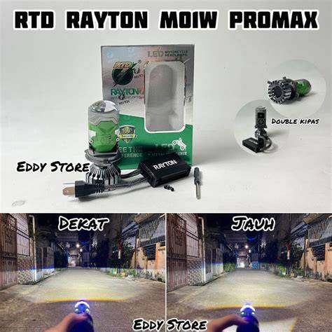 RTD RAYTON M01W PROMAX - Lampu Utama H4 Biled LED - raincitystudios.com