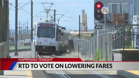 RTD to vote on lowering fares for all destinations