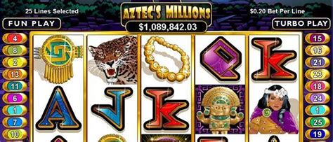 RTG jackpots Aztecs Millions at real online casino