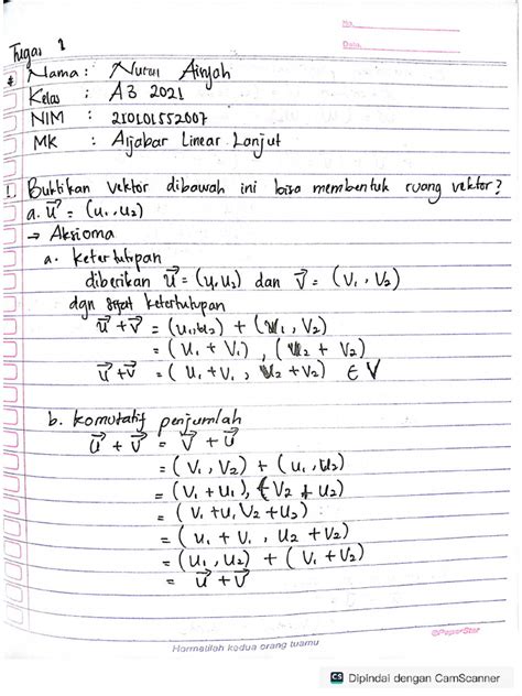 Ruang Vektor Real - Perpustakaan UT - wintechmobiles.com