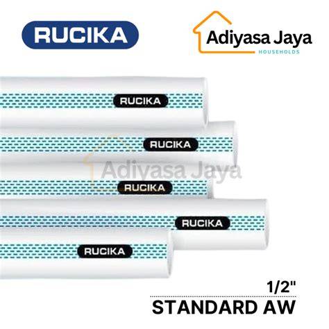 Rucika Standard Aw 1/2" / pipa paralon Rucika 1/2" - raincitystudios.com