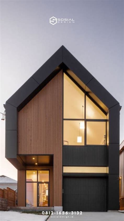 Rumah fasad modern hitam dengan konsep bold dan elegan ... - balustradellc