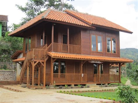 Rumah Kayu Ulin Minimalis - Desain Rumah Baru - balustradellc