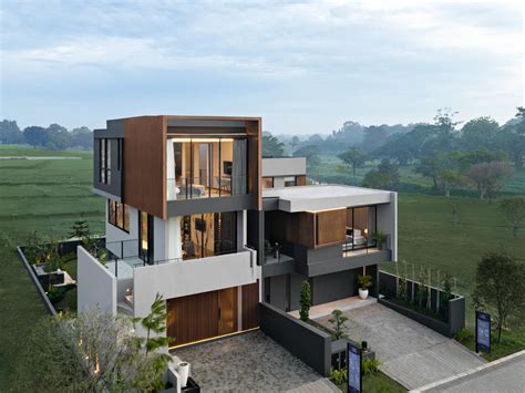 Rumah Kontemporer Fullfurnish Lokasi - balustradellc