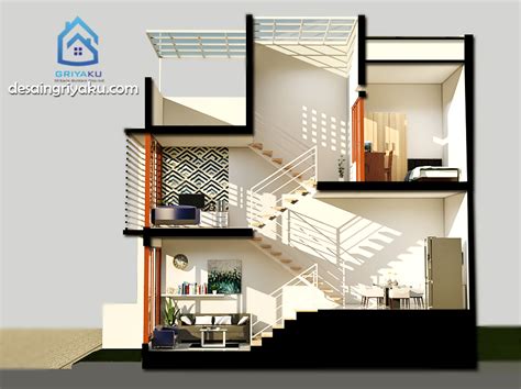 Rumah Mewah 2 Lantai Split Level Asri Tenang di BSD City - balustradellc