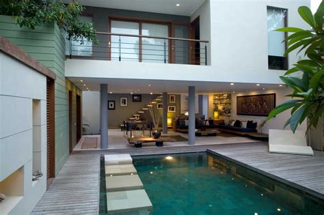 Rumah Minimalis Plus Kolam Renang - desain Rumah Modern - balustradellc
