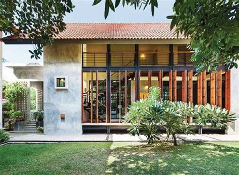 Rumah Tropis Modern memikat mata dengan Variasi Fasad dengan Kayu ... - balustradellc