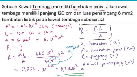 Rumus Menghitung Hambatan Kawat | PDF | Sains - wintechmobiles.com