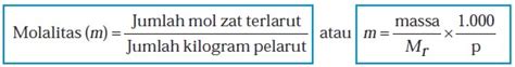 Rumus Perhitungan Molalitas dan Contoh Soal Jawab - wintechmobiles.com