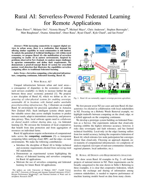 Rural AI: Serverless-Powered Federated Learning for ... - ResearchGate - coolestguyplanet.net