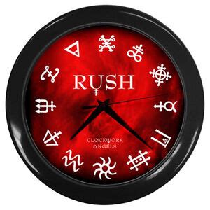 RUSH CLOCKWORK ANGELS Wall Clock (Black)