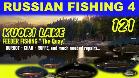 RUSSIAN FISHING 4 - Kuori Lake, FEEDER FISHING, Burbot, Char