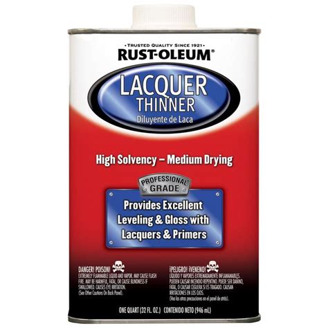 Rust-Oleum Professional Grade Lacquer Thinner 1 Quart - balustradellc