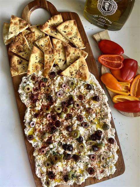 Rustic Mediterranean Bread and Tzatziki Board Recipe - balustradellc