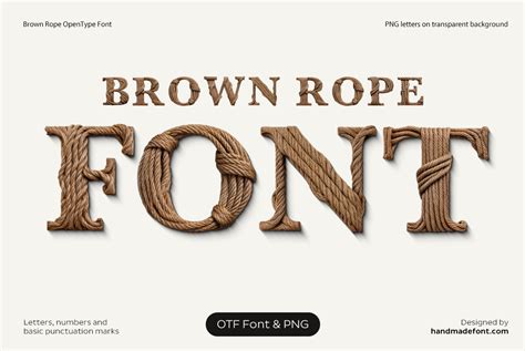 Rustic Rope Typography - muktibox.com