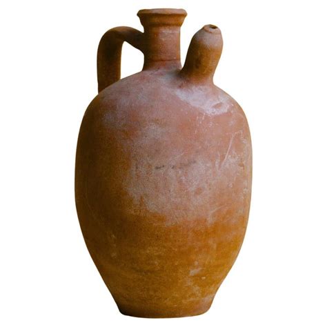 Rustic Terracotta Pottery Jug Vase Mediterranean Style ... - eBay - muktibox.com