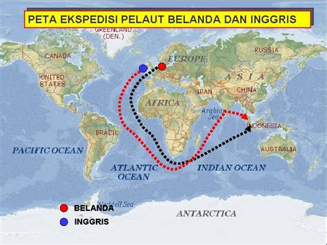 rute kedatangan bangsa Portugis, spanyol , Inggris... - Roboguru - wintechmobiles.com