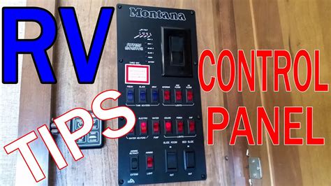 RV Control Panel Explained Montana 3402RL 2015 2016 - YouTube