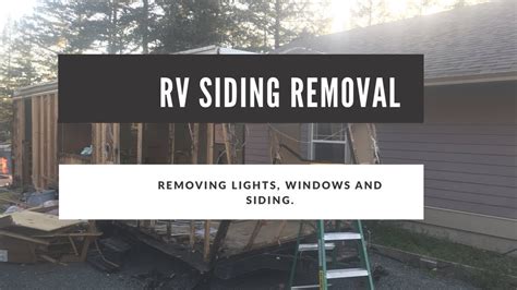 RV Siding Removal - YouTube