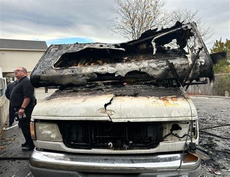 RV erupts in flames on I-8