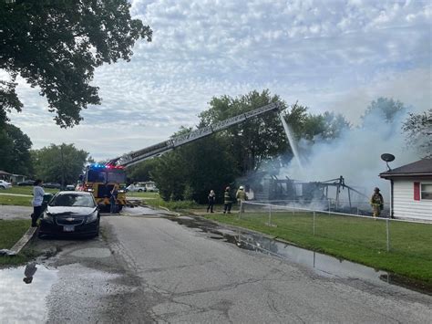 RV fire displaces Cahokia Heights family from home