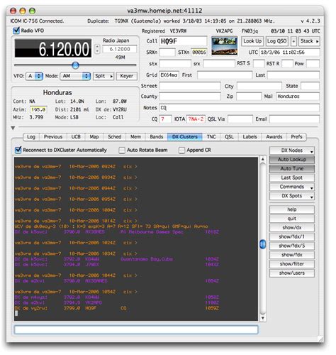 RX9ATX Activity On The DX Cluster - listenersguide.org.uk