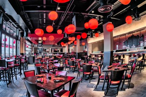 Ra sushi bar. Bring some friends—or make new ones—in RA’s anything-can-happen atmosphere. Grab a table inside or hit the patio for lunch or dinner—either way you’re in for a fun time. The city’s best Happy Hour specials are offered daily, come thirsty! 3200 Las Vegas Blvd South Suite, Las Vegas, NV 89109. 702.696.0008. 