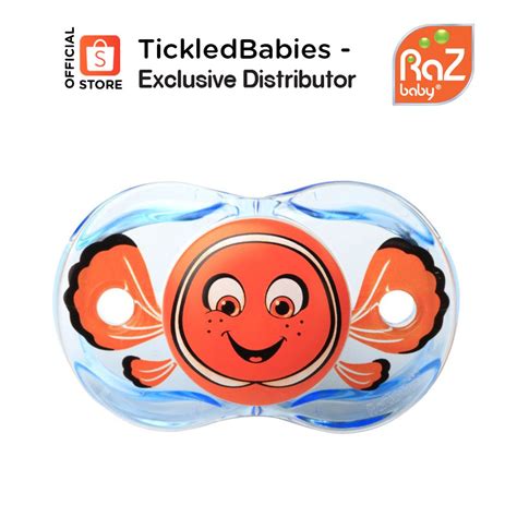 RaZbaby Keep-It-Kleen Pacifier - Clown Fish ( raz baby )5bl