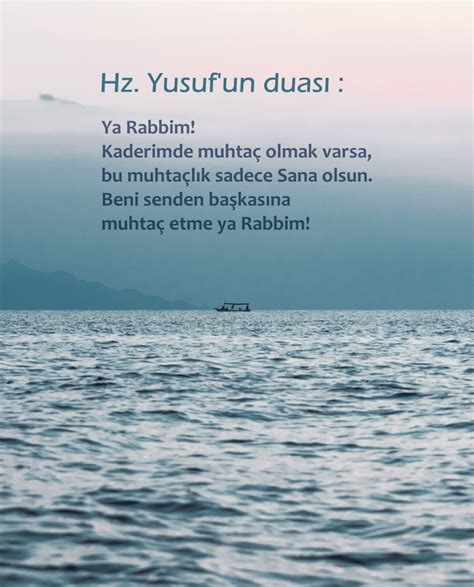 Rabb'im :Kaderimde muhtaç olmak varsa, bu muhtaçlık yalnız .