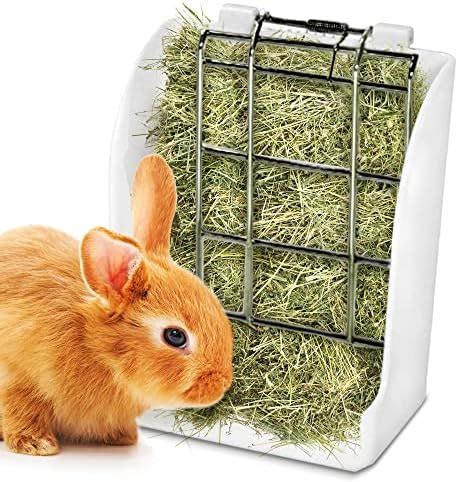 Rabbit Hay Feeder Rack - Mess-Free Food Dispenser - Amazon