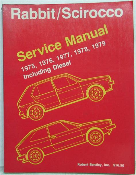 Rabbit Service Volkswagen Manual
