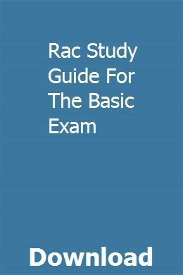 Rac study guide for the basic exam. - A guide to elder law practice by timothy l takacs.