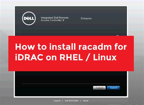 To install the Racadm package, run the esxcli software vib command as illustrated below. . Racadm