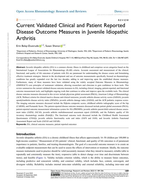 Race, Ethnicity, and Disease Outcomes in Juvenile Idiopathic …