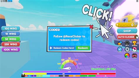 Race clicker codes.  This file contains bidirectional or hidden Unicod...