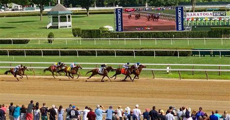 Watch live horse racing at the Belmont at t